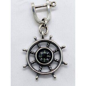 Tiffany & Co Sterling Silver 925 Compass Shackle Ship Wheel Nautical